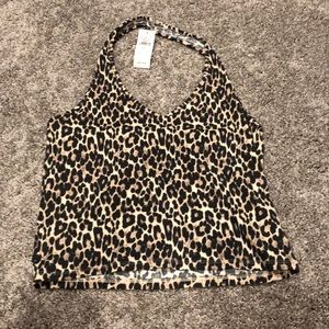 Never worn cheetah top